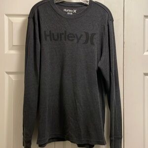 Men’s long sleeve dark gray Hurley thermal